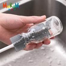 Load image into Gallery viewer, MAIKAMI Silicone Glass Cleaning Brush Long Handle Cup Brush Household Tea Kitchen Wash Cup Sponge Brush
